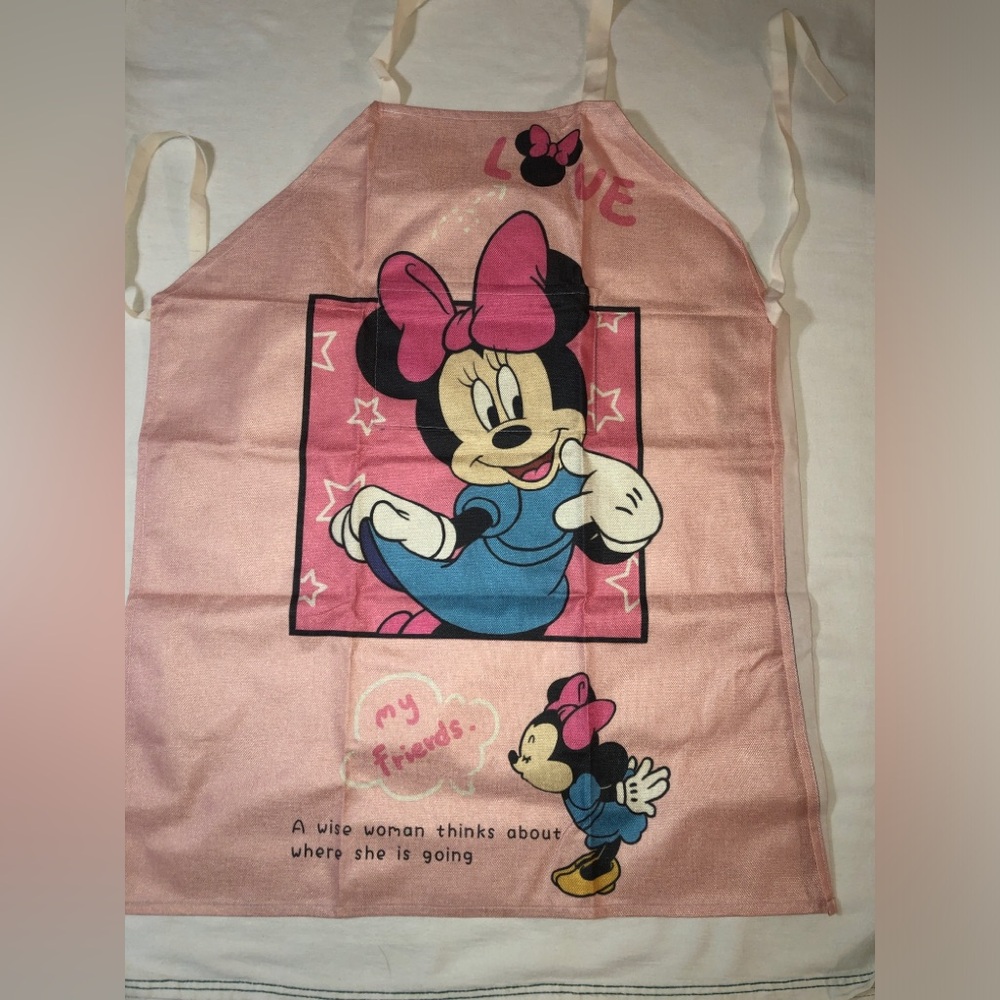 Minnie, mouse apron, New